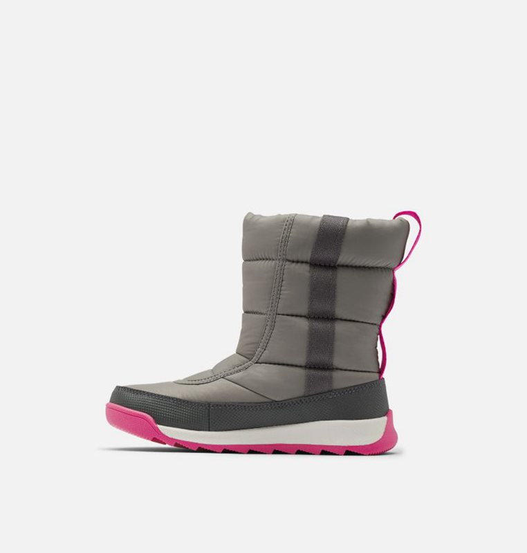 Kids Snow Boots Grey - Sorel Childrens Whitney™ II Puffy Mid - 754916-YQL